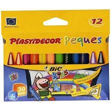 PLASTIDECOR PEQUES 12 COLORES