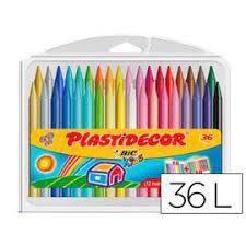 PLASTIDECOR 36 COLORES