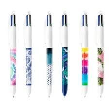 BOLIGRAFO BIC 4 COLORES DECORADOS