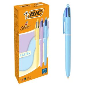 BOLIGRAFO BIC 4 COLORES PASTEL