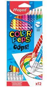 LAPICES DE COLORES BORRABLES MAPED