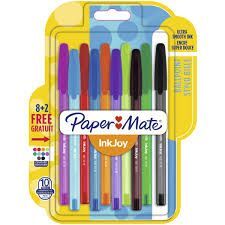 BOLIGRAFO PAPER MATE INK JOY 100 BLISTER 8 + 2 UNID