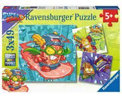 JUEGO 3 PUZZLES 49 PIEZAS SUPERZINGS