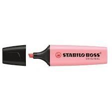 ROTULADOR FLUORESCENTE STABILO BOSS ROSA PASTEL