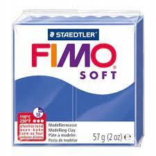 PASTILLA FIMO SOFT AZUL BRILLANTE