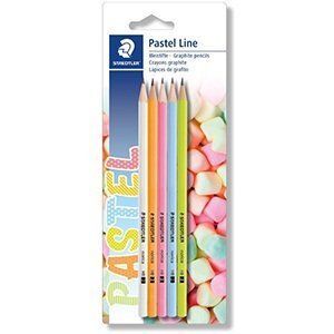 BLISTER 5 LAPICES GRAFITO HB STAEDTLER PASTEL