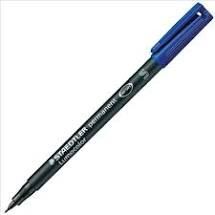 ROTULADOR STAEDTLER LUMOCOLOR AZUL PUNTA S