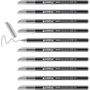 ROTULADOR EDDING 1200 GRIS PLATA