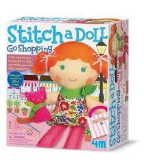 JUEGO 4M STITCH A DOLL & PET KITTY