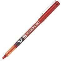 PILOT V5 HI-TECPOINT ROJO