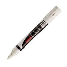 MARCADOR UNI CHALK TIZA LIQUIDA BLANCO