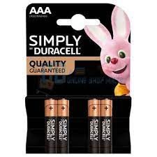 BLISTER 4 PILAS AAA SIMPLY BY DURACELL