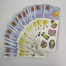 STICKERS GLITTER LOONEY TUNES