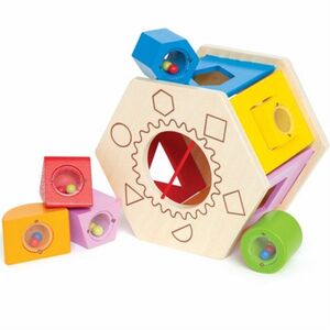 JUEGO HAPE CLASIFICADOR DE FORMAS AGITA Y COMBINA