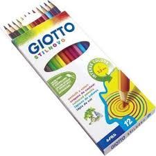 LAPICES DE COLORES GIOTTO STILNOVO ACUARELABLES 12 COLORES