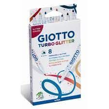 CAJA 8 ROTULADORES GIOTTO TURBO GLITTER