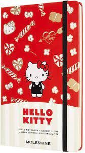LIBRETA MOLESKINE HELLO KITTY RED