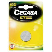 BLISTER PILA CEGASA LITIO BOTON CR2032 3V BT