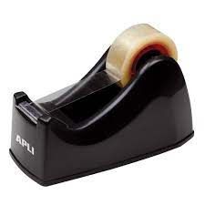 PORTARROLLOS CINTA AHESIVA NEGRO