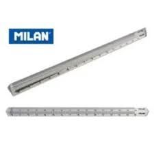 REGLA MILAN 15 CM PLASTICO TRANSPARENTE TRIANGULAR