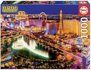 PUZZLE EDUCA 1000 PIEZAS LAS VEGAS NEON