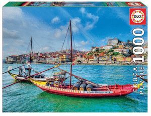 PUZZLE EDUCA 1000 PIEZAS BARCOS RABELOS OPORTO