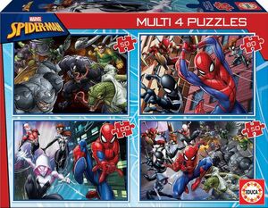 MULTIPUZZLE EDUCA SPIDERMAN 50-80-100-150 PIEZAS