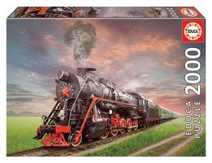 PUZZLE EDUCA 2000 PIEZAS LOCOMOTORA DE VAPOR