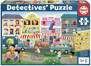 PUZZLE EDUCA 50 PIEZAS CIUDAD DETECTIVES´