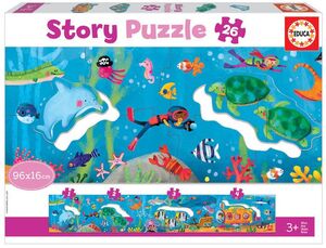 PUZZLE EDUCA 26 PIEZAS MUNDO SUBMARINO STORY PUZZLE