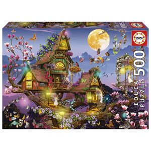 PUZZLE EDUCA 500 PIEZAS CASA DE LAS HADAS