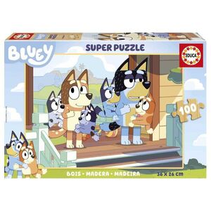 PUZZLE EDUCA 100 PIEZAS MADERA BLUEY
