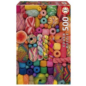 PUZZLE EDUCA 500 PIEZAS HILOS