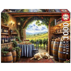PUZZLE EDUCA 1000 PIEZAS CANES ET VINUM