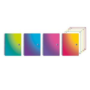 BLOC EUROPEANBOOK A5+ GRADIENT CUADRO 5X5 120H T. PLASTICO