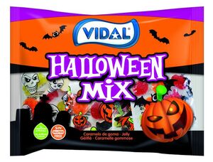 BOLSA GOLOSINAS 480 GR CON BOLSITAS INDIVIDUALES SURTIDO HALLOWEEN