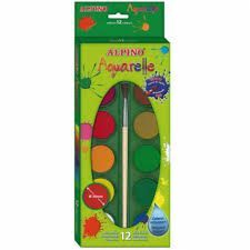 ACUARELAS ALPINO ESTUCHE 12 COLORES