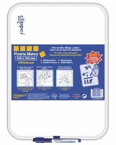 PIZARRA BLANCA CLIPPER 35X25