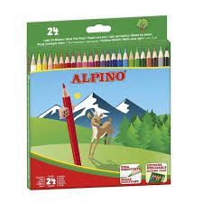 CAJA LAPICES ALPINO 24 COLORES