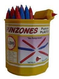 PUNZON LADO PEQUEÑO PUNTA PLASTICO