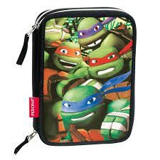 PLUMIER DOBLE TORTUGAS NINJA