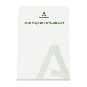 LIBRO HOJAS DE RECLAMACIONES JUNTA ANDALUCIA