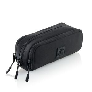PORTATODO RECICLADO TRIPLE CON ORGANIZADOR RAW NEGRO