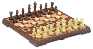 JUEGO AJEDREZ DAMAS MAGNETICO MEDIANO