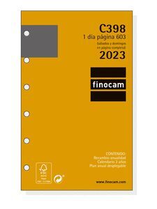 RECAMBIO ANUAL 2023 FINOCAM 603 C398 DP