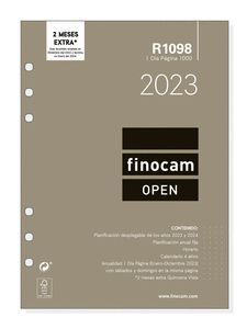 RECAMBIO ANUAL 2023 FINOCAM 1000 R1098 DP