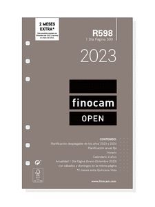 RECAMBIO ANUAL 2023 FINOCAM 500 R598 DP
