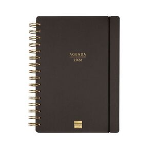 AGENDA ANUAL 16 MESES HAIKU E10 155X212 SVH 25-26 NEGRO