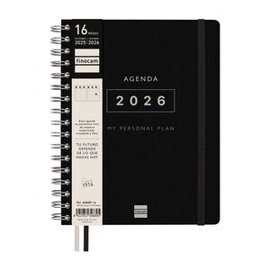 AGENDA ANUAL 16 MESES TEMPUS CUARTO SVV 25-26 NEGRO