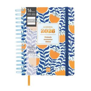 AGENDA ANUAL 16 MESES VITAE CUARTO SVH 25-26 AZUL
